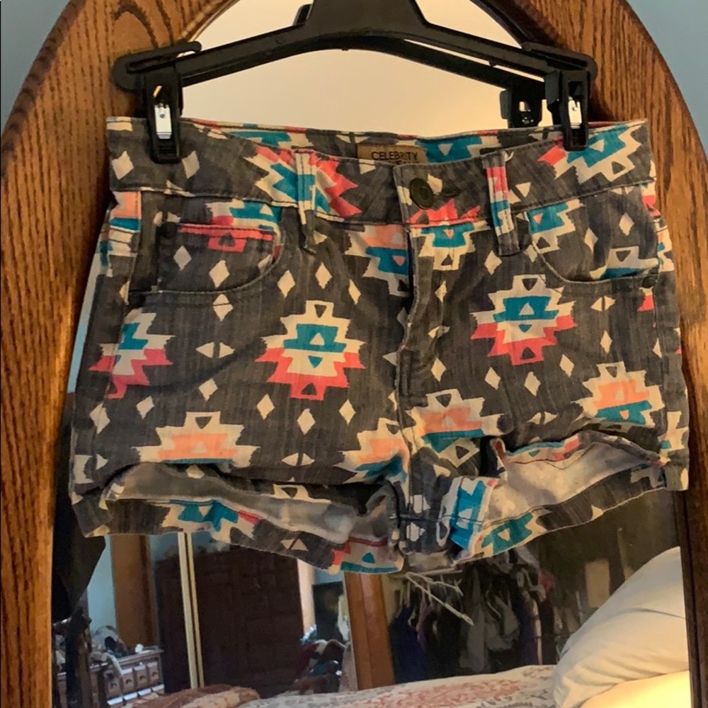 Unique patterned shorts
